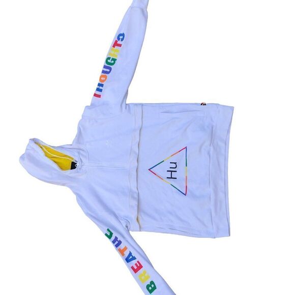 2019 Adidas X Pharrell 3-Stripes Sweatshirt White Medium - Picture 5 of 14